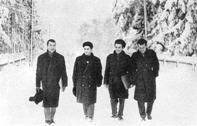 Фото Л. Я. Гинзбург. Комарово, зима 1961-1962 г.